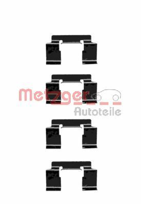 Set accesorii, placute frana METZGER 109-1235