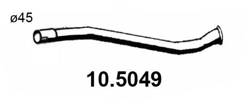 Rura wydechowa ASSO 10.5049