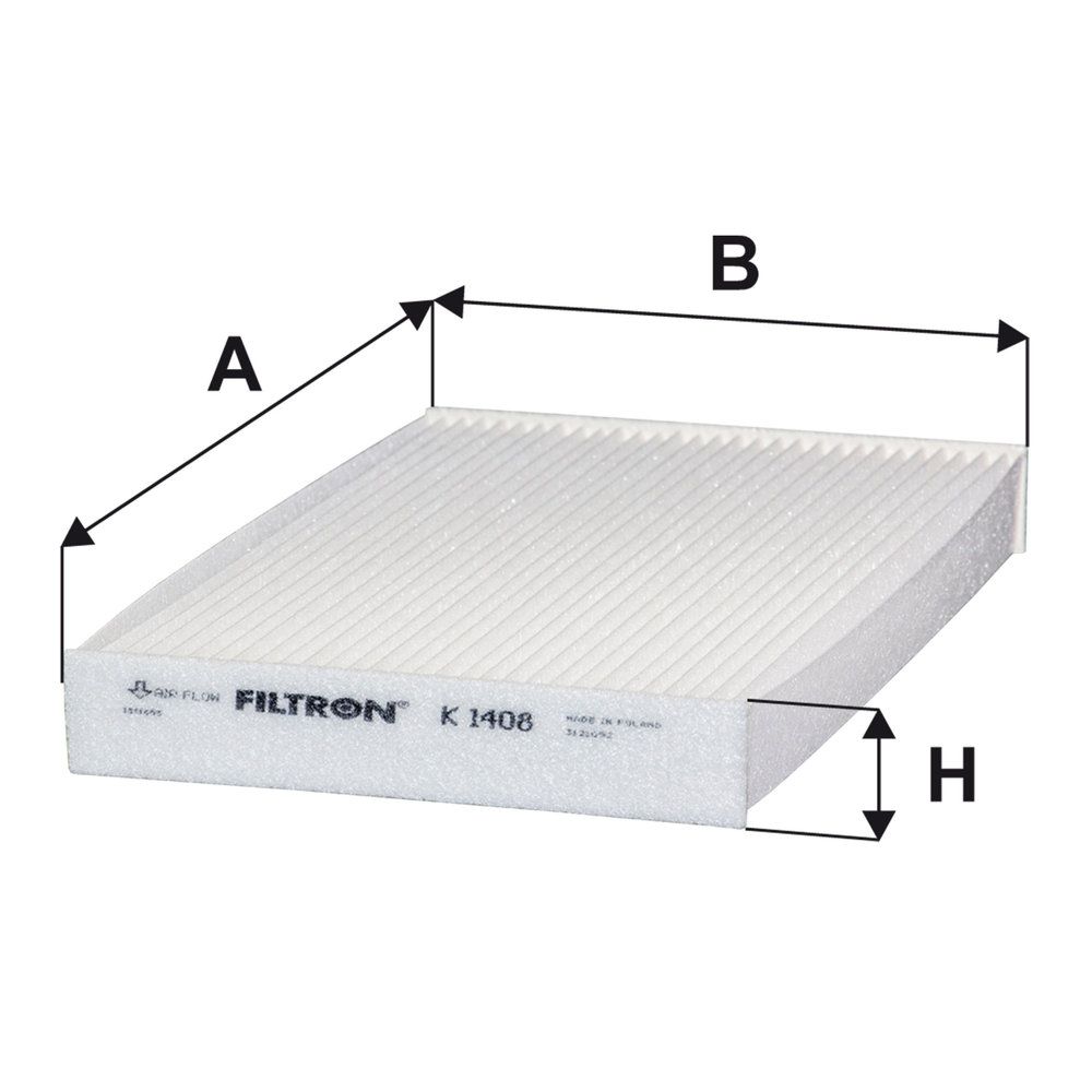 Levně Filtr, vzduch v interiéru FILTRON K 1408