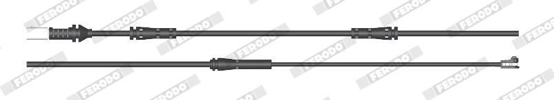 Сигнализатор, износ тормозных колодок