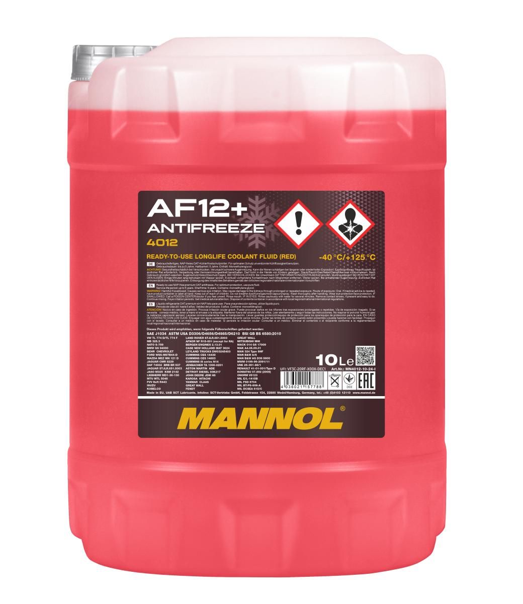Chladící kapalina MN4012-10 MANNOL AF12+, 10L