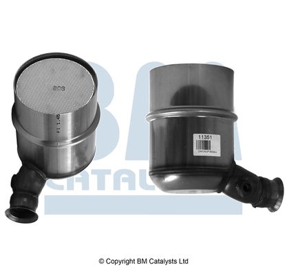 Filtr sadzy / filtr cząstek stałych, układ wydechowy BM CATALYSTS BM11351H