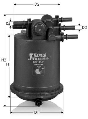 Filtr paliwa TECNECO FILTERS GS143P
