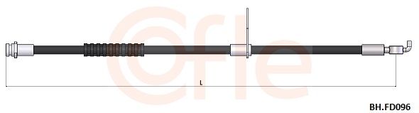 Furtun frana COFLE 92.BH.FD096