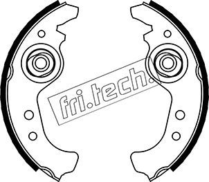 Zestaw szczęk hamulcowych FRI.TECH. 1034.084