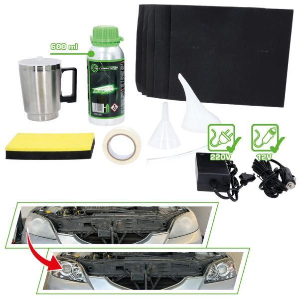 Kit restaurare faruri KS TOOLS 512.5100