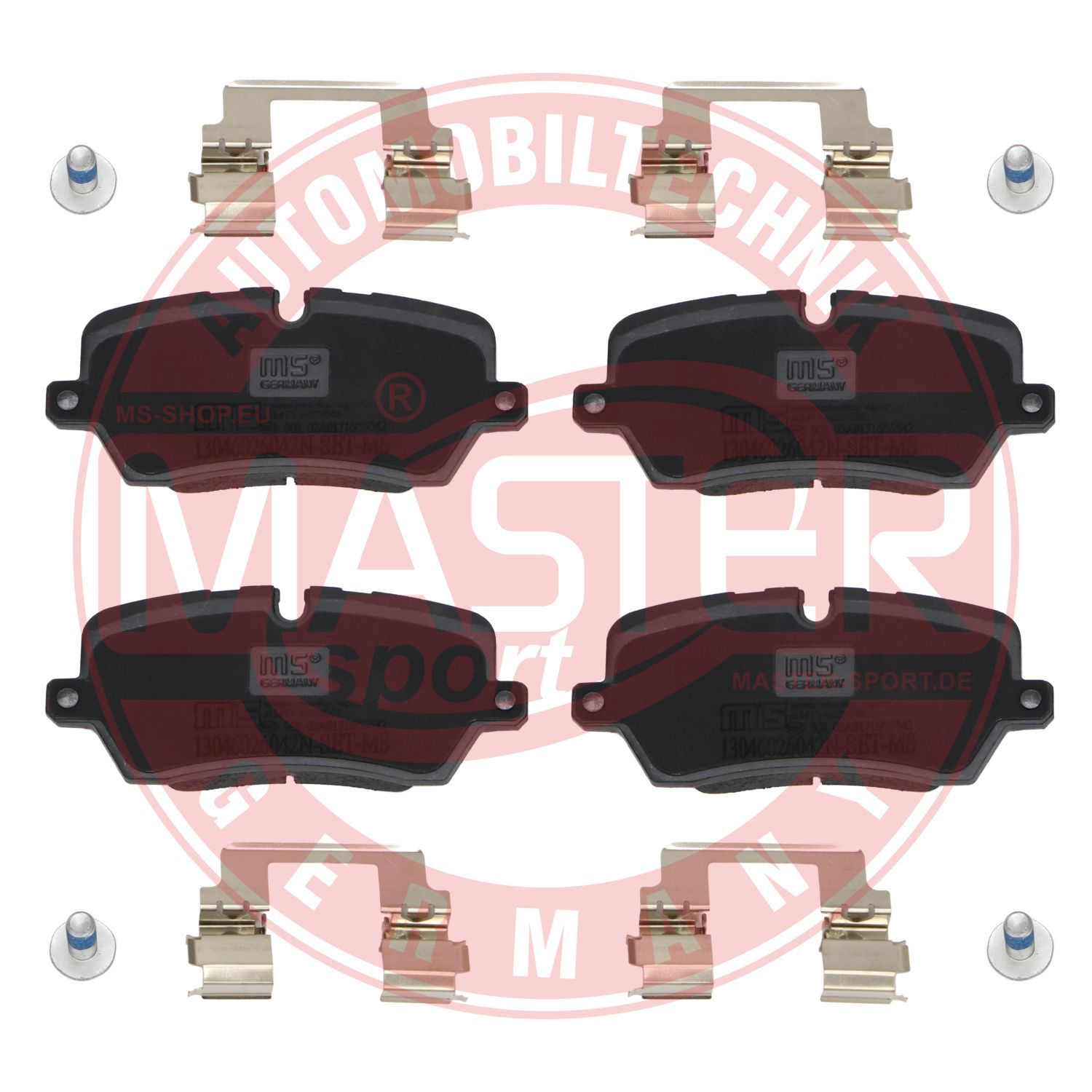 Zestaw klocków hamulcowych, hamulce tarczowe MASTER-SPORT GERMANY 13046026042N-SET-MS