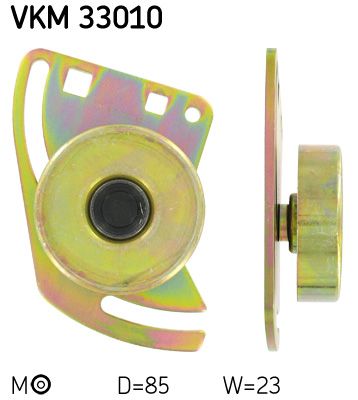 Rolka napinacza, pasek klinowy wielorowkowy SKF VKM 33010
