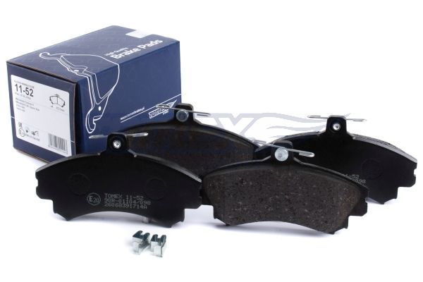 Levně Sada brzdových destiček, kotoučová brzda TOMEX Brakes 11-52