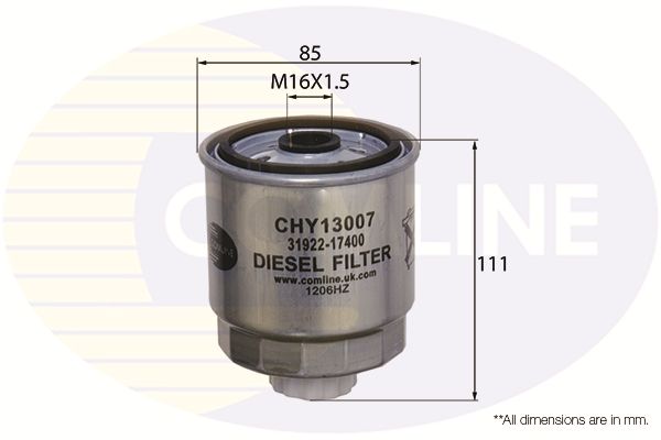 Filtr paliwa COMLINE CHY13007