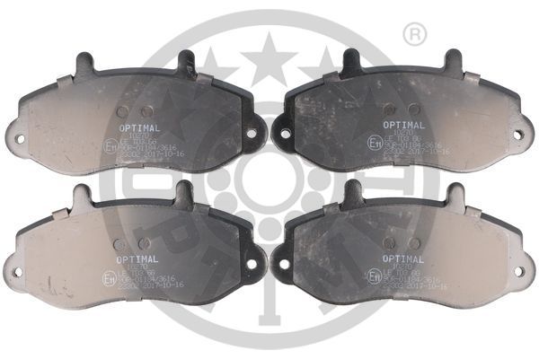 Zestaw klocków hamulcowych, hamulce tarczowe OPTIMAL BP-10270