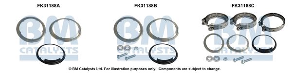 Zestaw montażowy, katalizator BM CATALYSTS FK31188