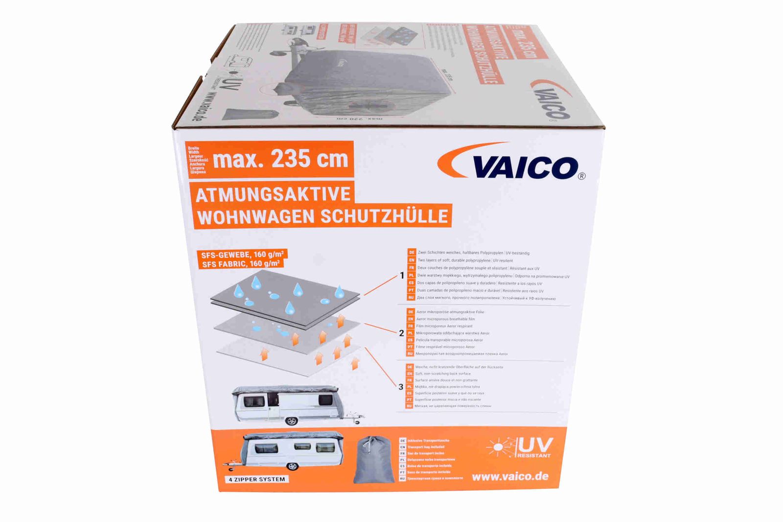 Housse de protection pour caravane
