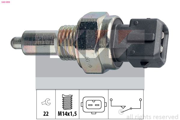 Przełącznik, światło cofania KW 560 099