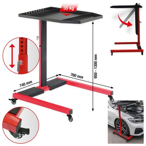 E-shop Odkladací stôl na okná KS TOOLS 160.0215