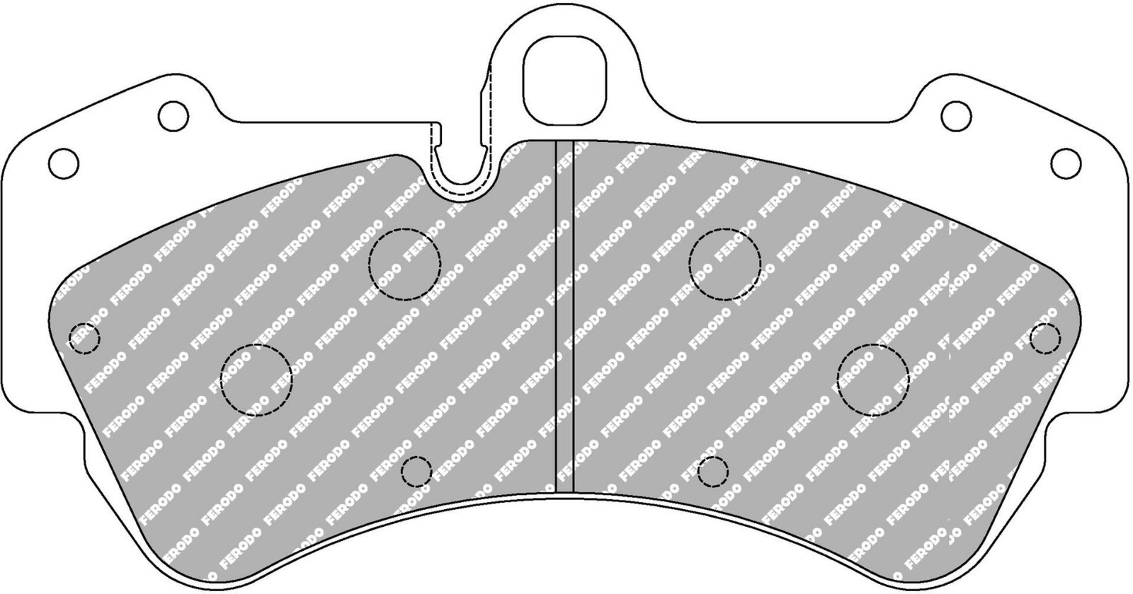 set placute frana,frana disc FERODO FDS1625