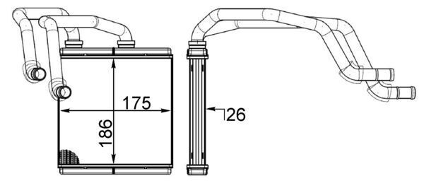 Теплообменник, отопление салона
