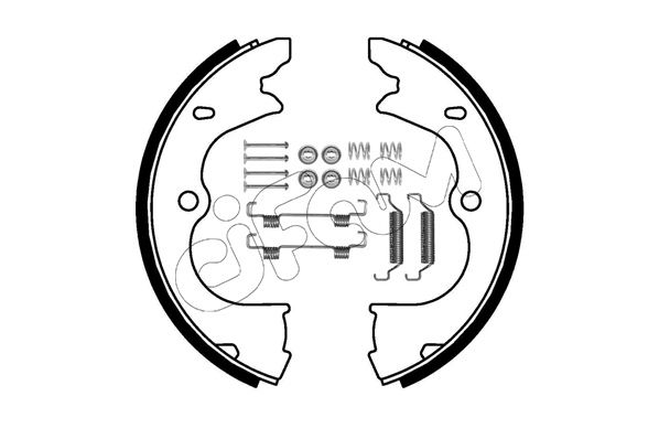 Zestaw szczęk hamulcowych, hamulec postojowy CIFAM 153-743K