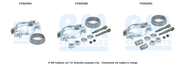 Zestaw montażowy, katalizator BM CATALYSTS FK90259