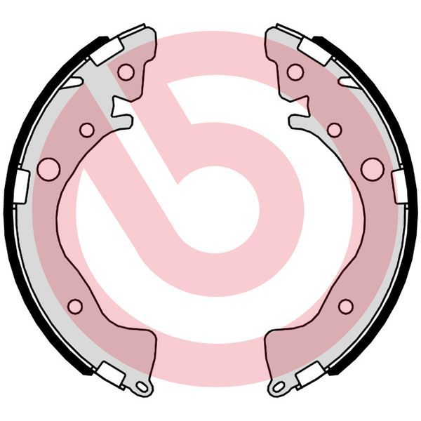 Zestaw szczęk hamulcowych BREMBO S 28 521