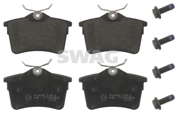 Zestaw klocków hamulcowych, hamulce tarczowe SWAG 62 91 6831