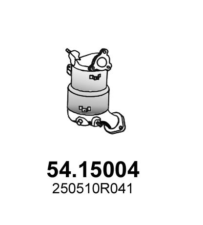 Filtru funingine/particule, sist.de esapament ASSO MARMITTE SRL 54.15004