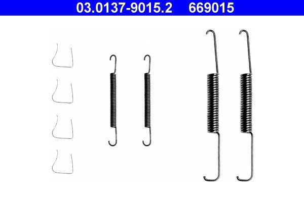 Set accesorii, sabot de frana ATE 03.0137-9015.2
