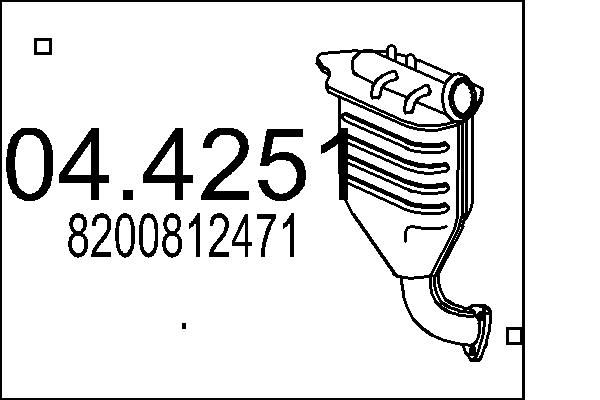 Katalizator MTS 04.4251