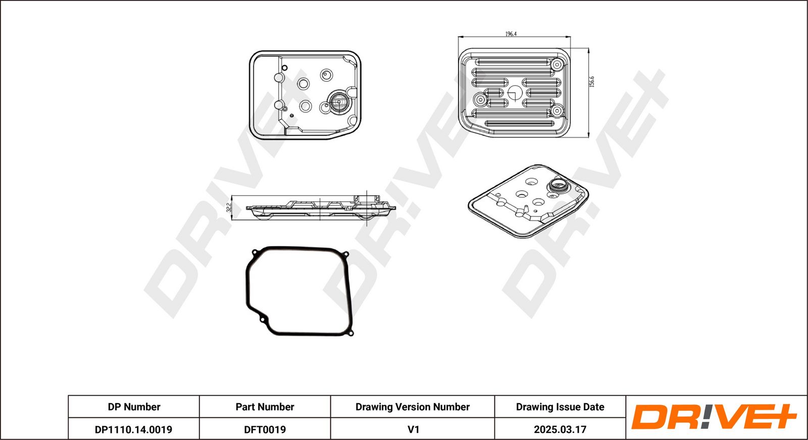Hüdraulikafiltrikomplekt,automaatkäigukast