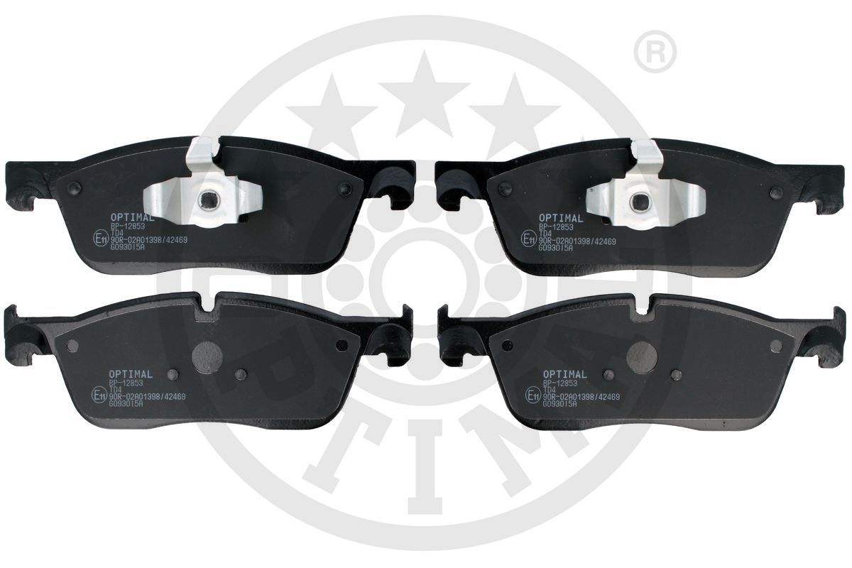 Zestaw klocków hamulcowych, hamulce tarczowe OPTIMAL BP-12853