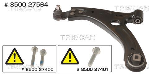Brat, suspensie roata TRISCAN 8500 27564