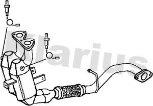 Katalizator KLARIUS 55190636