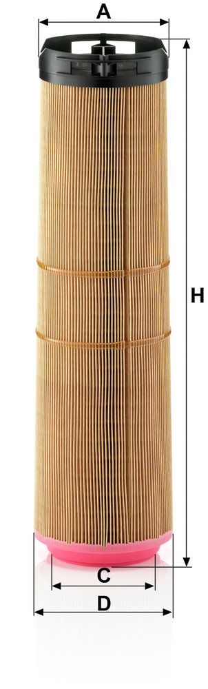 Levně Vzduchový filtr MANN-FILTER C 12 178/1