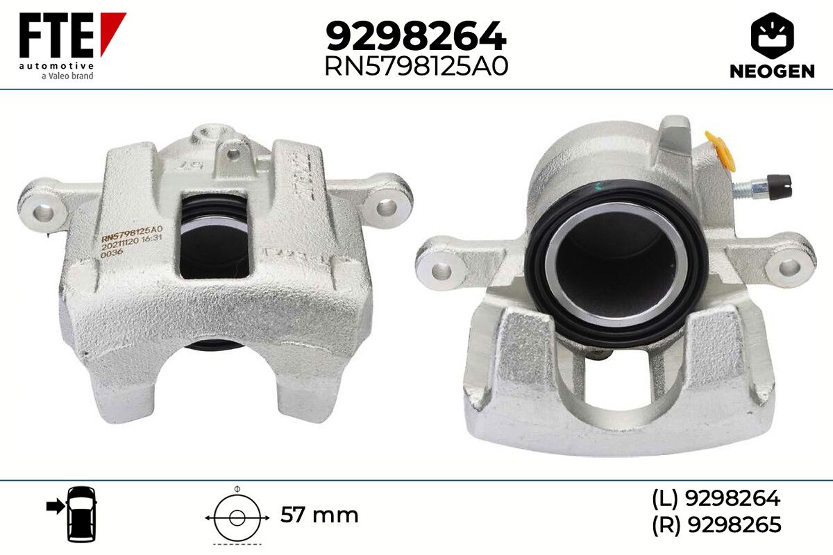 Etrier frana FTE NEOGEN 9298264
