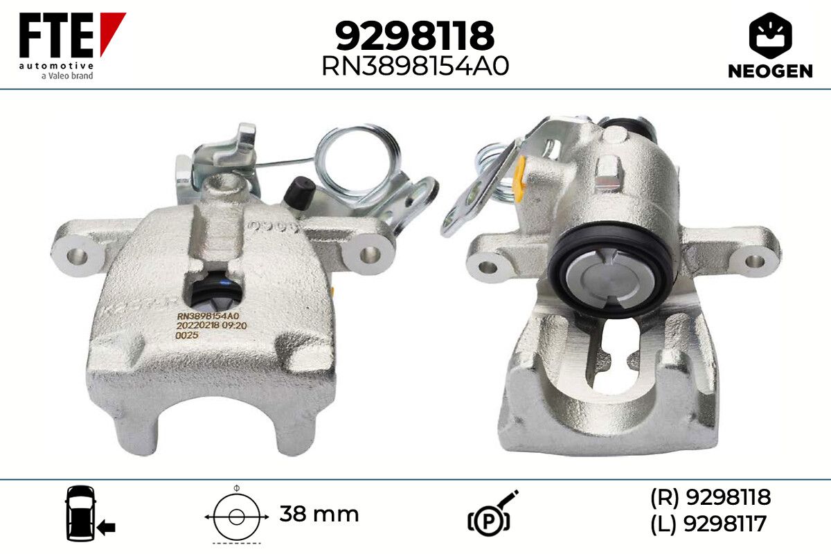 Etrier frana FTE NEOGEN 9298118