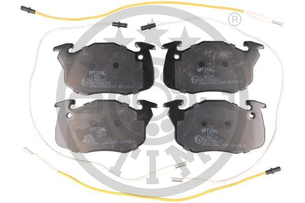 Zestaw klocków hamulcowych, hamulce tarczowe OPTIMAL BP-09750