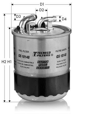 Filtr paliwa TECNECO FILTERS GS10148