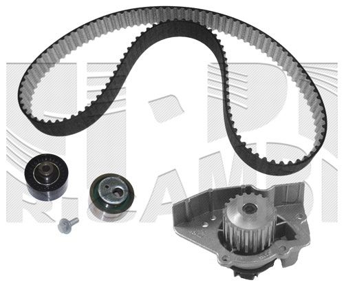 Pompa wodna + zestaw paska rozrządu CALIBER 0593KPW