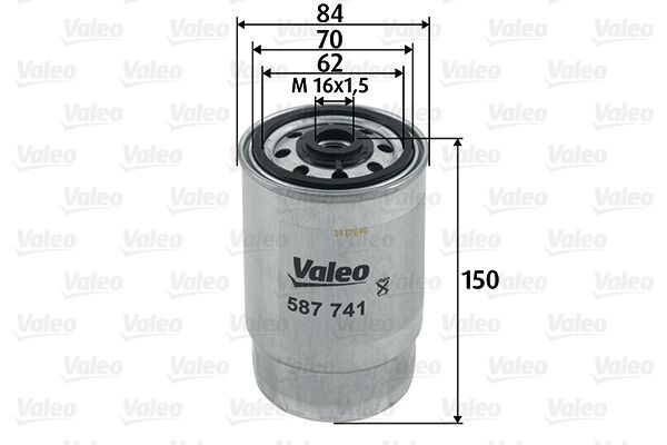 Palivový filtr VALEO 587741