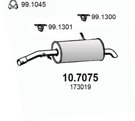 Toba esapament finala ASSO 10.7075