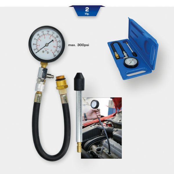 Set de verificare presiune de compresiune BRILLIANT TOOLS BT581150