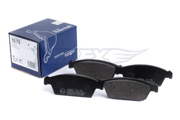 Levně Sada brzdových destiček, kotoučová brzda TOMEX Brakes 10-75
