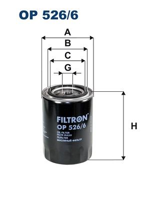 Olejový filtr FILTRON OP 526/6