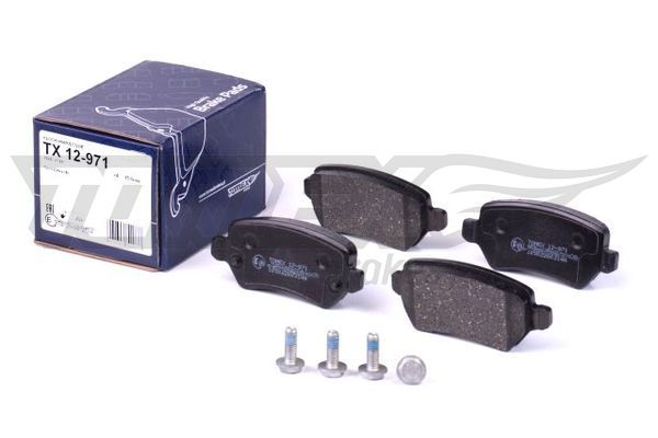 Levně Sada brzdových destiček, kotoučová brzda TOMEX Brakes 12-971