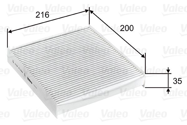 Filter vnútorného priestoru VALEO 715746