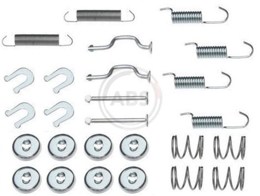 Sada príslużenstva čeľustí parkovacej brzdy A.B.S. 0810Q