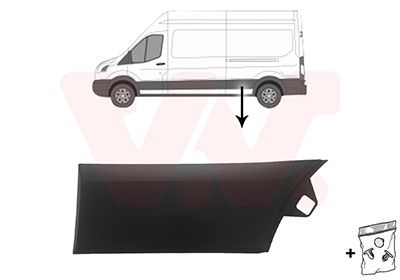 Elemente decorative/protectie, panou lateral VAN WEZEL 1992419