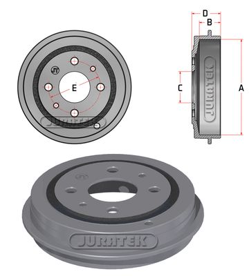Juratek - Brake Drum