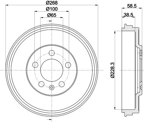 Bęben hamulcowy MINTEX MBD408
