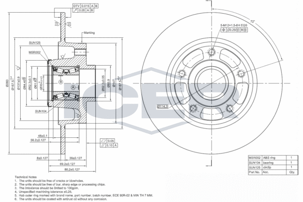 Tarcza hamulcowa ICER 78BD4026-1